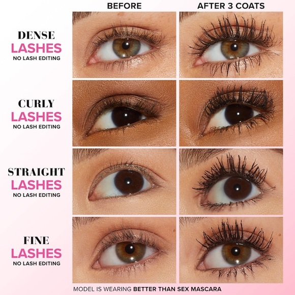Too Faced Better Than Sex Volumizing & Lengthening Mascara - Mini - Picture 2 of 8